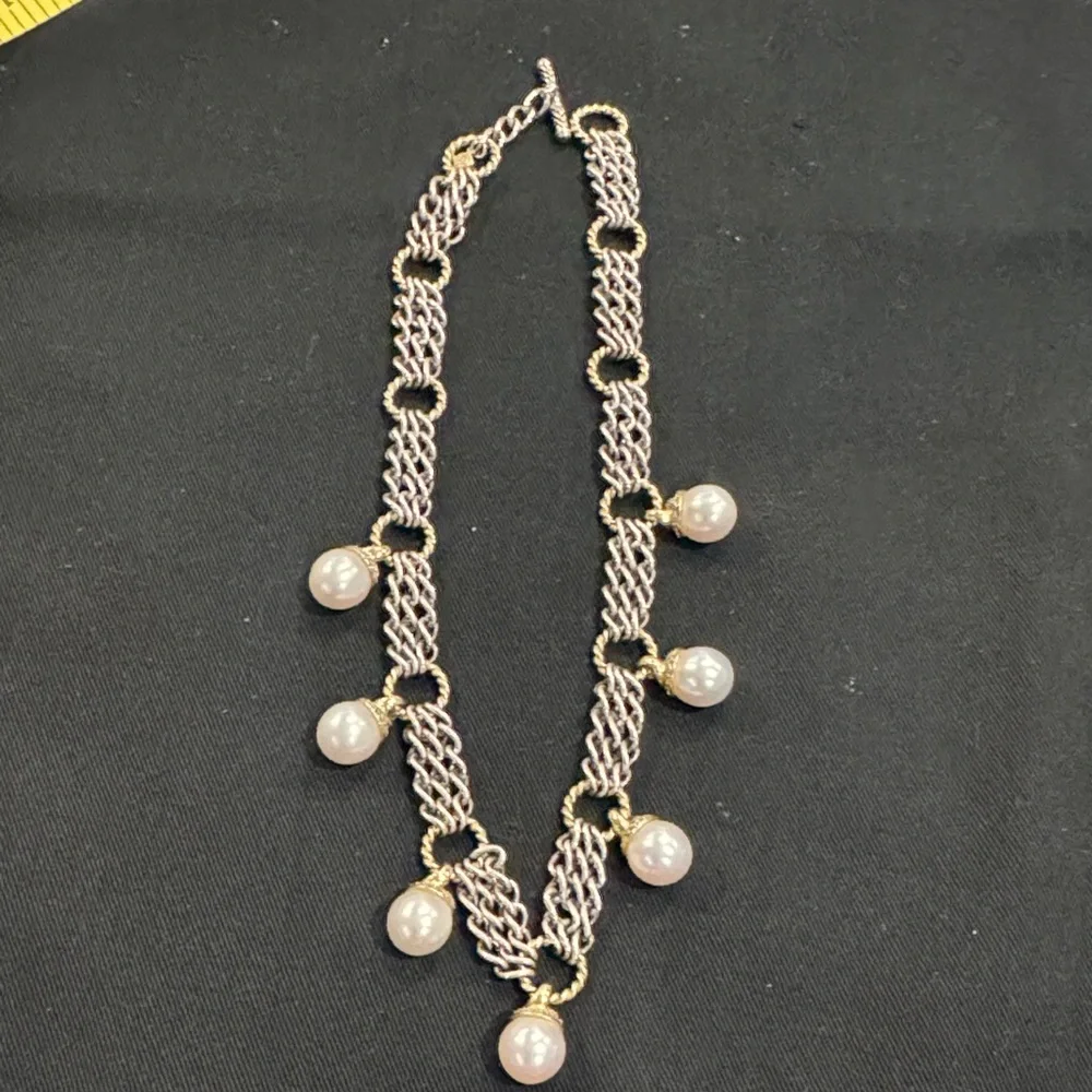 Like new David Yurman vintage pearl necklace - Picture 1 of 2